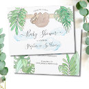 Search for sloth baby shower invitations Cute
