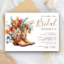 Search for western boots bridal shower invitations Cowboy