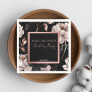 Search for black and rose gold napkins Elegant