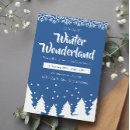 Search for winter wonderland seasonal invitations Party