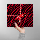 Search for zebra prints wrapping paper Red