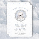 Search for polar bear baby boy shower invitations Cute