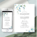 Search for flower engagement party invitations Floral