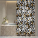 Search for black and white floral shower curtains Abstract