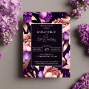 Search for purple rose cards invites Chic