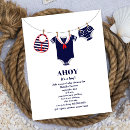 Search for sailor baby boy shower invitations Anchor