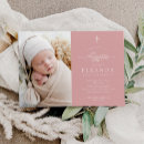Search for blush pink christening invitations Elegant