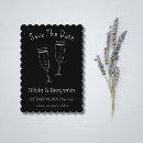 Search for champagne save the dates Funky