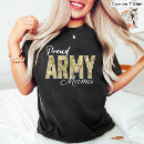 Search for army mom tshirts Black