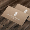Search for pineapple business cards Elegant