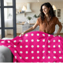 Search for pink blankets Polka dot