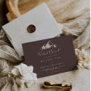 Search for mountain wedding announcement cards Bride