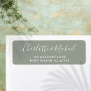 Search for olive green return address labels Modern