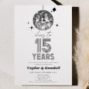 Search for 15 year anniversary invitations Couple