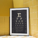 Search for eye chart posters Typography