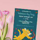 Search for funny valentine invitations For cat lovers