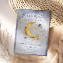 Search for navy and gold baby shower invitations Celestial