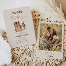 Search for boots and bubbly invitations Watercolor