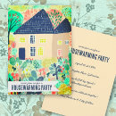 Search for new home party invitations Watercolor