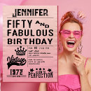Search for bold birthday invitations Pink
