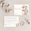 Search for baby shower butterfly thank you cards Girl