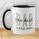 Search for step dad mugs Black and white