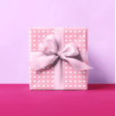 Search for pink and white polka dots wrapping paper For her