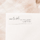 Search for save the date return address stickers Minimalist