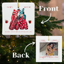 Search for memories christmas tree decorations Double sided