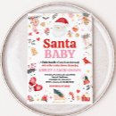 Search for santa baby shower invitations Winter