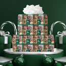 Search for christmas reindeer wrapping paper Green