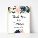 Search for thank you for coming signs Please take one