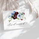 Search for burgundy and navy blue invitations Watercolor