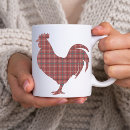 Search for country rooster mugs White