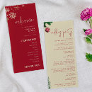 Search for christmas wedding programs Watercolor greenery