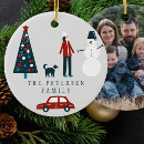 Search for funny family christmas tree decorations Cute