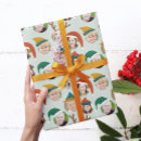 Search for elves wrapping paper Face in a hole