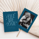 Search for teal blue save the dates Elegant
