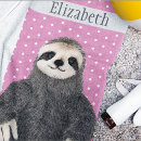Search for sloth beach towels Cute