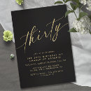 Search for luxe invitations Black and gold