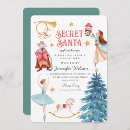 Search for secret santa invitations Watercolor