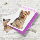 Search for yorkie birthday cards Puppy
