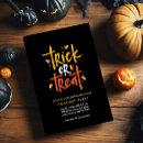 Search for corn invitations Trick or treat