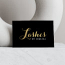 Search for cursive business cards Black