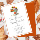 Search for tea with the bride to be bridal shower invitations Teacup
