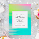 Search for neon coloured invitations Bright