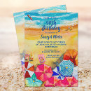 Search for sand birthday invitations Modern