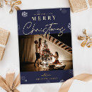Search for navy blue christmas cards One photo