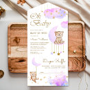 Search for purple moon baby shower invitations Gender neutral