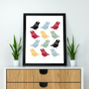 Search for animals design posters Vintage